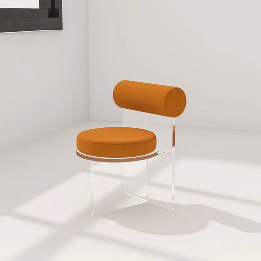 Lara - Modern acrylic Chair in Orage